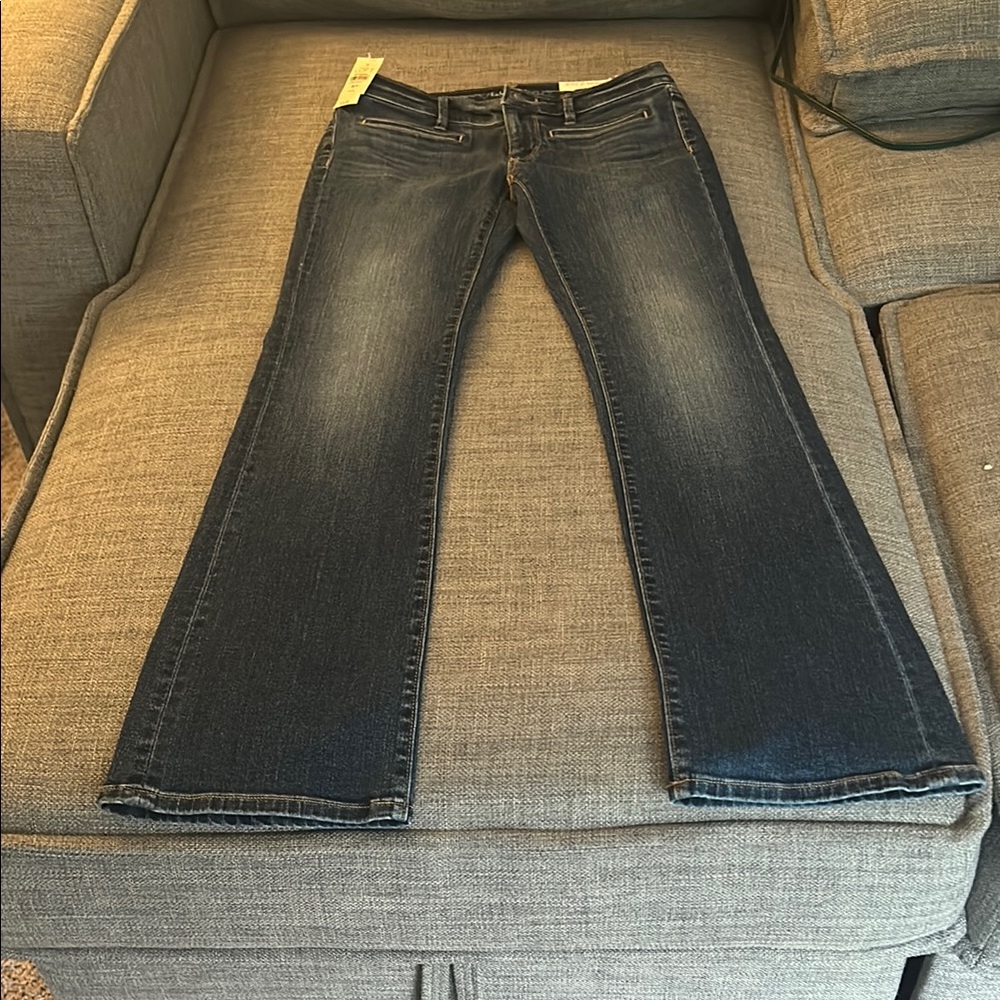 LOFT Women's Straight Leg Jeans - Dark Blue